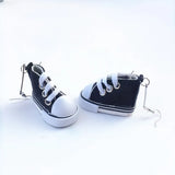 Colorful Mini Canvas Shoes Drop Earrings for Women