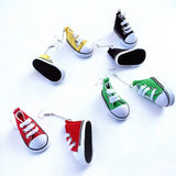Colorful Mini Canvas Shoes Drop Earrings for Women