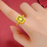 Funny Mahjong Elasticity Rings for Women