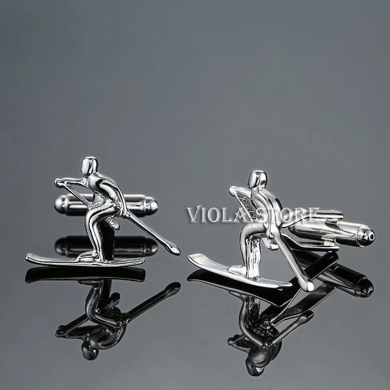 Funny Horse Boat Car Bike Autocycle Cufflinks Men's Accessory Gift