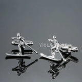 Funny Horse Boat Car Bike Autocycle Cufflinks Men's Accessory Gift