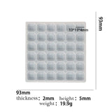 DIY Decorative Coaster Patch Epoxy Resin Mold Family Game Puzzle Patch