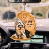 Funny Dog Sleeping Angel Acrylic Wing Dog Hanging Ornament Cartoon Car Pendant