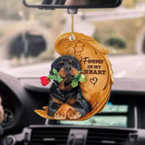 Funny Dog Sleeping Angel Acrylic Wing Dog Hanging Ornament Cartoon Car Pendant