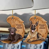 Funny Dog Sleeping Angel Acrylic Wing Dog Hanging Ornament Cartoon Car Pendant