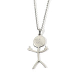 Funny Doodle Necklace Finger Middle Clavicle Jewelry Chain