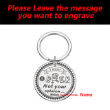 Funny Beer Keychain Personalized Name Engraved I want a beer