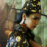 Bohemian National Wind Girl Halloween Hat Earrings