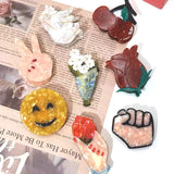 Funny Hand Gestures Hairpin Smiley Face Hair Claws
