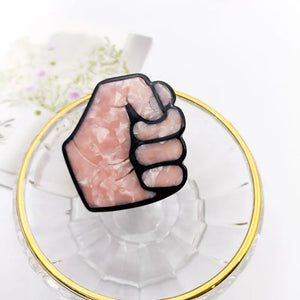 Funny Hand Gestures Hairpin Smiley Face Hair Claws