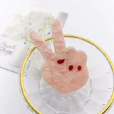 Funny Hand Gestures Hairpin Smiley Face Hair Claws