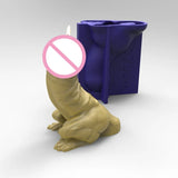Funny Lizard Dinosaur Candle Epoxy Resin Mold