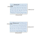Funny Letter Resin Molds Small Silicone Sign Alphabet Epoxy Casting Mold