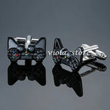 Stainless Steel Ball Cufflinks for Men
