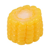 Funny PVC Corn Keychain Food Pendant Vegetable Charms Sweet Maize Fruit