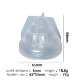 Funny Poop Shape Candle Soap Crystal Epoxy Resin Mold Tricky Gift