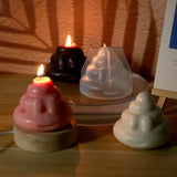 Funny Poop Shape Candle Soap Crystal Epoxy Resin Mold Tricky Gift