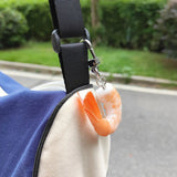 Funny Shrimp Keychain Prawn Keyring Sea Animal Kids Toy Bag Ornament