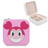 Spinel Cartoon Face Jewelry Storage Box 4-Layer Rotatable
