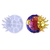 Sun & Moon Face Silicone Mold for Epoxy Resin DIY Wall Decor