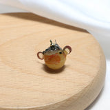 Funny Pufferfish Fat Head Fish Pendant DIY Hand Jewelry Bag Accessory