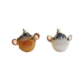 Funny Pufferfish Fat Head Fish Pendant DIY Hand Jewelry Bag Accessory