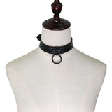 Fur Collar Gothic Nail O-Shape Shackles Punk SM
