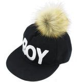 12pcs Fluffy Faux Fur Pom Pom Ball w/ Button - Baby Beanie Hat Decor Accessories