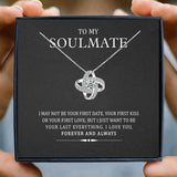 Love Knot Pendant Necklace Husband Wife Birthday Jewelry