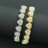 G&D Zircon Heart Bracelet For Women Jewerly Party Gift