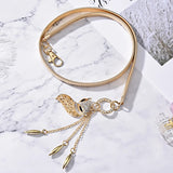 Fox Pendant Rhinestone Belt Dress Girdle Chain Belts