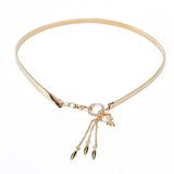 Fox Pendant Rhinestone Belt Dress Girdle Chain Belts