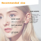 G23 F136 Titanium Opal Labret Earrings