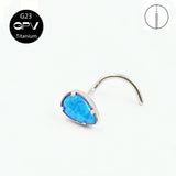 G23 Titanium Opal Nose Nail