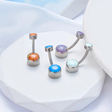 G23 Titanium 14G Belly Piercing Belly Button Rings Zirconia Earrings