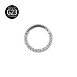 G23 Titanium Snake Bee Clicker Septum Nose Ring Daith Star Earring