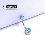 G23 Titanium Belly Button 14G Navel Rings Piercing Jewelry For Women