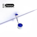 G23 Titanium Belly Button 14G Navel Rings Piercing Jewelry For Women