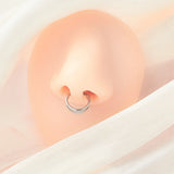 G23 Titanium Earrings Surgical Steel Nose Piercing Hoop Earrings