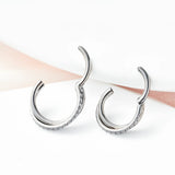 G23 Titanium Earrings Surgical Steel Nose Piercing Hoop Earrings