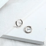 G23 Titanium Hoop Earrings 8-12mm Dangle Lightweight Hypoallergenic