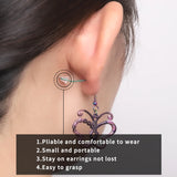 Hypoallergenic Titanium Colorful Dangle Earrings for Women