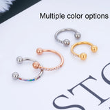 G23 Titanium Nose Earrings Zircon Nose Hoop