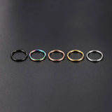 G23 Titanium Nose Piercing F136 Implant Grade 14G 16G 18G 20G Clicker Diaphragm
