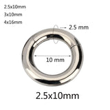 G23 Titanium PIERC Hinged Segment Hoop Earrings Large Size Nose Rings 10G-6G