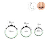 G23 Titanium Opal Nose Ring for Women Cartilage Earring