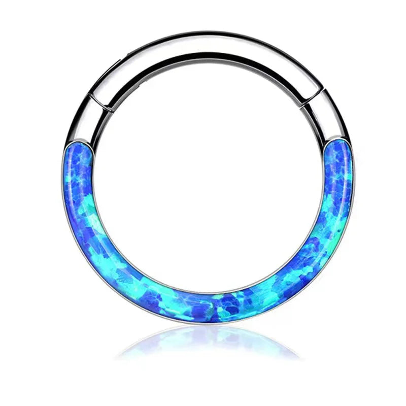 G23 Titanium Opal Nose Ring for Women Cartilage Earring