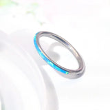 G23 Titanium Opal Nose Ring Seamless Clicker Lip Cartilage Earring
