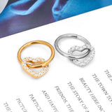 G23 Titanium Heart PIERC Hoop Earrings CZ Tragus Lip Nose Ring