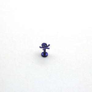 G23 Titanium Skull Piercing Jewelry Ghost Head